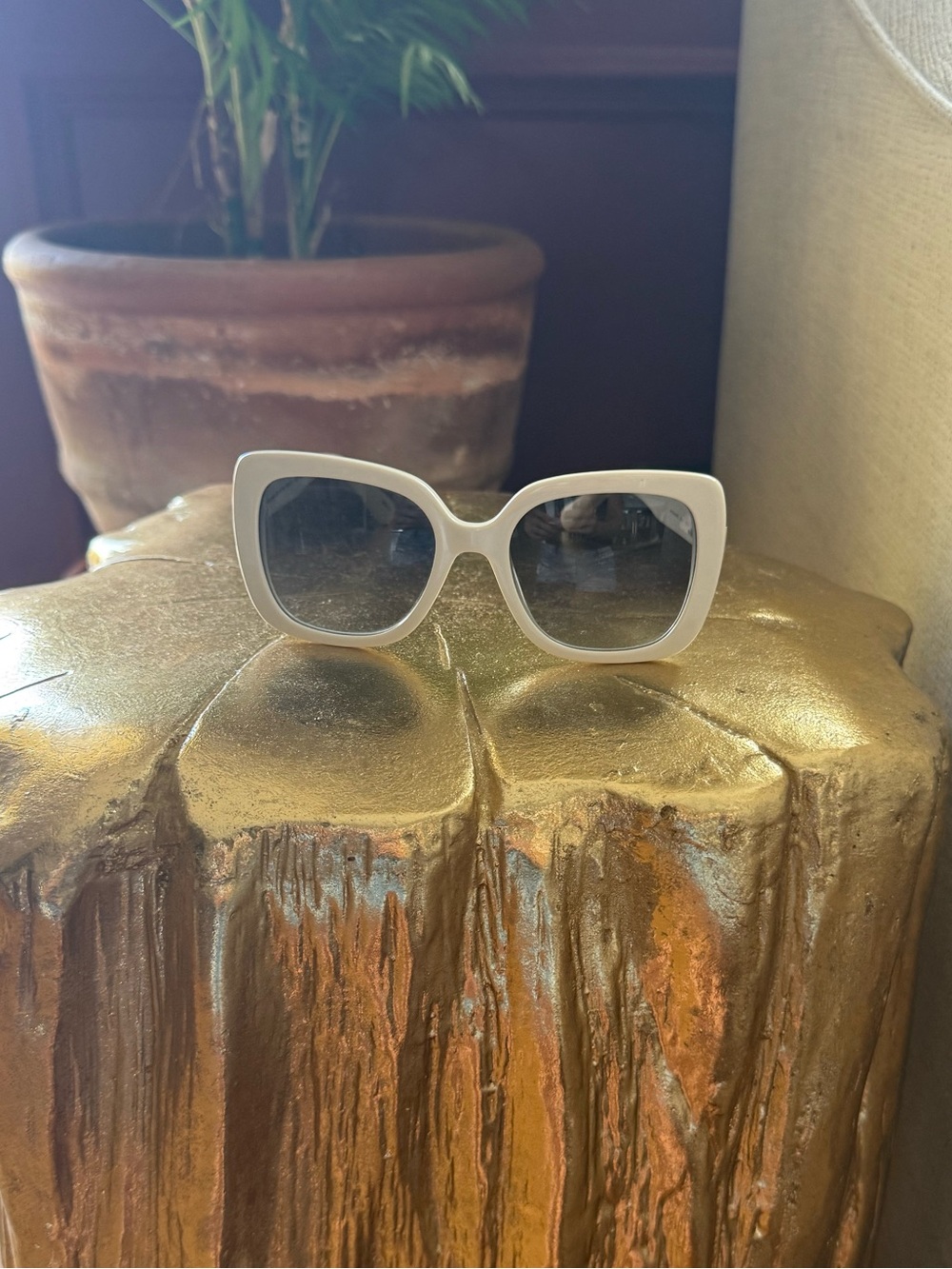 Kate Spade Classic White Cat-Eye Sunglasses - Women Accessories